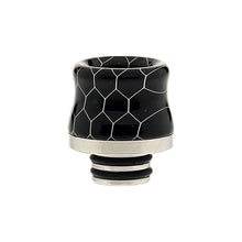 Load image into Gallery viewer, Resin & Stainless Steel Snakeskin 510 Drip Tip for TFV8 Baby