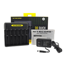 Load image into Gallery viewer, Nitecore Q6 6 Bay Battery Charger
