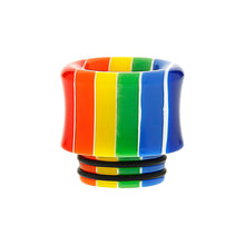 Load image into Gallery viewer, Striped Resin 810 Drip Tips
