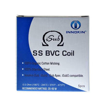 Load image into Gallery viewer, Innokin iSUB Series SS316 BVC  Replacement Coil Head

